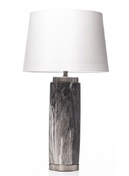Grange Living Marble Effect Lamp &amp; Shade 66cm