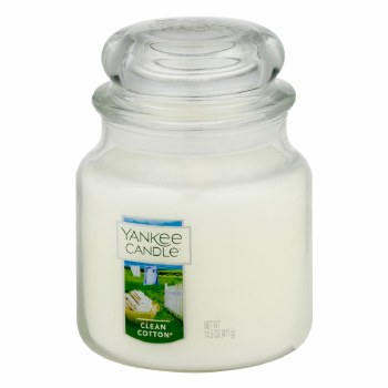 Yankee Candle Medium Jar Clean Cotton
