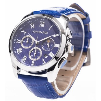 Newgrange Living Mens Watch Blue Strap &amp; Blue Face