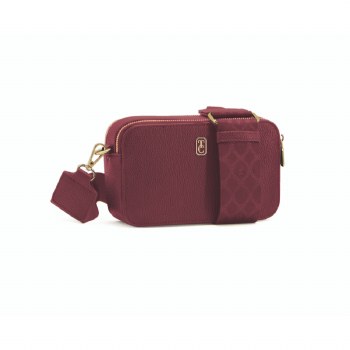 Tipperary Crystal Miami Mini Crossbody Bag Burgundy