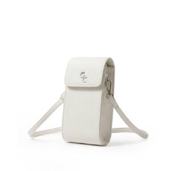 Galway Crystal Mini Crossbody - White