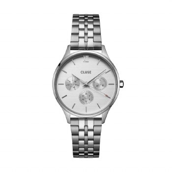 Cluse Watch Minuit Multifunction Silver
