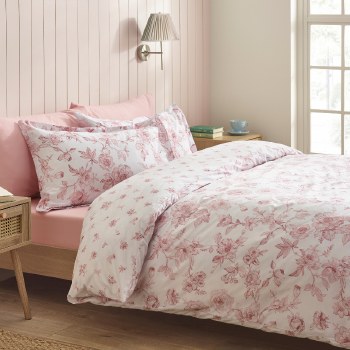 Mirabelle Pink Single Duvet Set