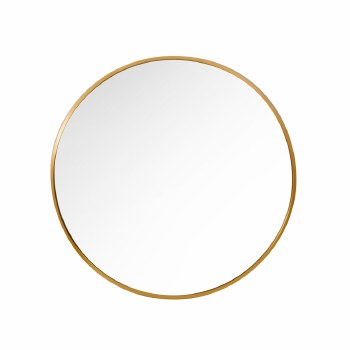 Tara Lane Modena Round Wall Mirror Gold 60cm