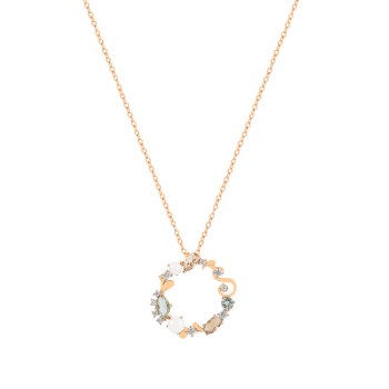 Tipperary Crystal MOH Pendant Eclectic Gold