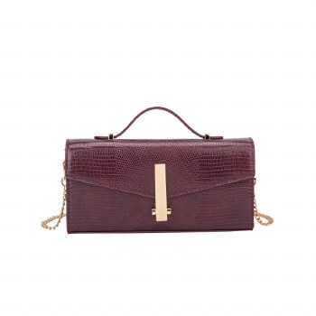 Gionni Handbags Mojito Baguette Clutch Burgundy