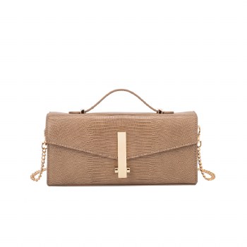 Gionni Handbags Mojito Baguette Clutch Taupe