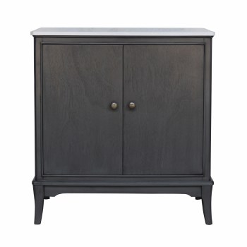 Tara Lane Monroe 2 Door Cabinet with Marble Top Russell