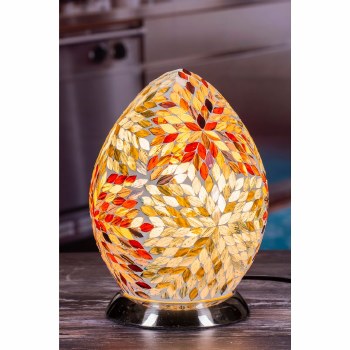 Grange Living Mosaic Egg Lamp Snowflake