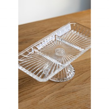 Killarney Crystal Muckross Rectangular Platter