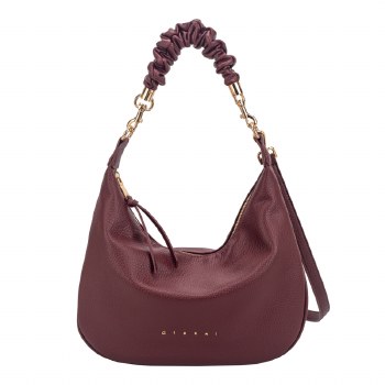 Gionni Handbags Musk Curved Hobo Bag Burgundy