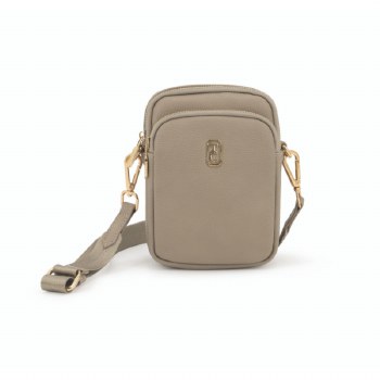 Tipperary Crystal Naples Mini Crossbody Handbag Beige