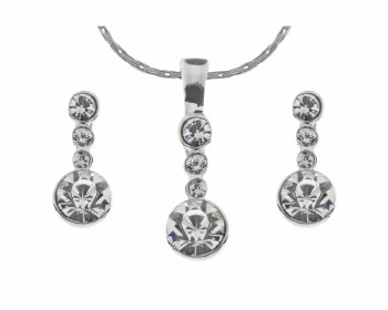 Indulgence Necklace &amp; Earrings Crystal Dr