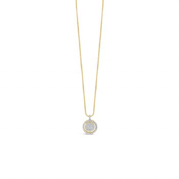 Absolute Jewellery Necklace Gold CZ Mother of Pearl N2279GL