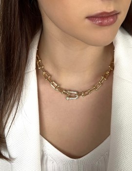 Absolute Jewellery Necklace Gold N2354GL