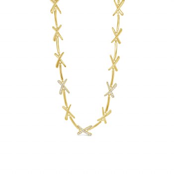 Absolute Jewellery Necklace Gold N2384GL