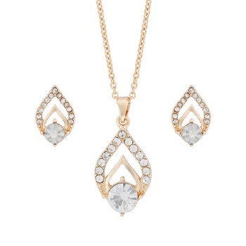 Indulgence Necklace Gold Teardrop