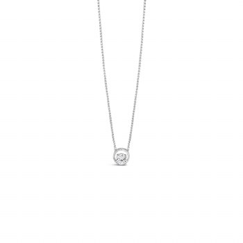 Absolute Jewellery Necklace Silver CZ N2281SL