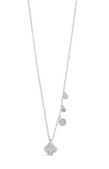 Absolute Jewellery Necklace Silver Fleur N2275SL