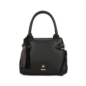 Hampton Handbags Olive Grab Bag Black
