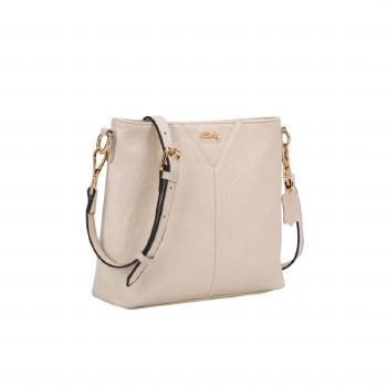 Gionni Handbags Oman Soft Crossbody Bag Natural