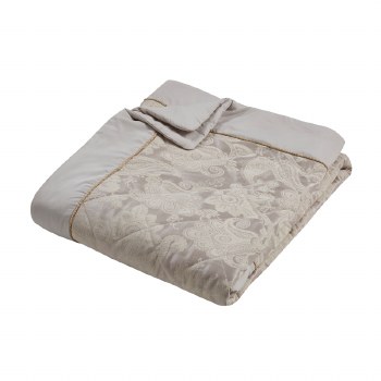 Opulent Jacquard Bedspread Champagne