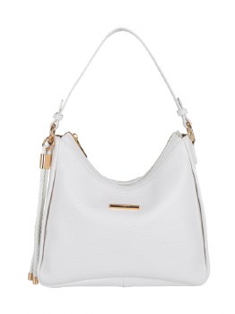 HAMPTON HANDBAG ORCHID HOBO BAG WHITE