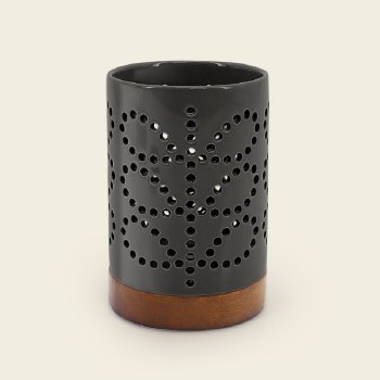 Orla Kiely Ceramic Candle Holder (Slate)