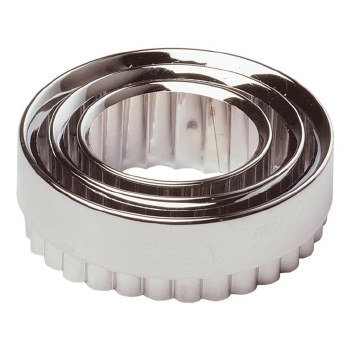 Pastry Cutter Metal Set of 3