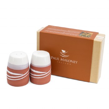 Tipperary Crystal Paul Maloney Pottery Terracotta Salt &amp; Pepper