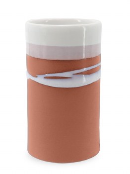Tipperary Crystal Paul Maloney Pottery Terracotta Stem Vase