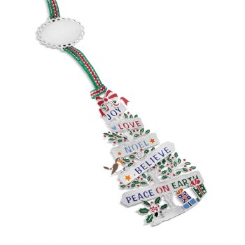 Newbridge Silverware Peace on Earth Christmas Tree Decoration