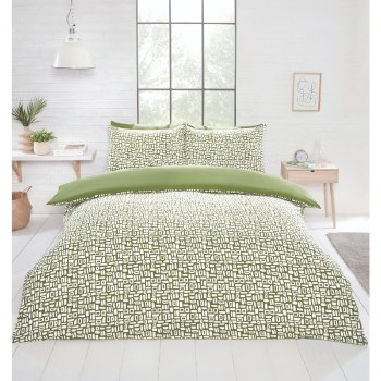Pebble Beach Green King Size Duvet Set