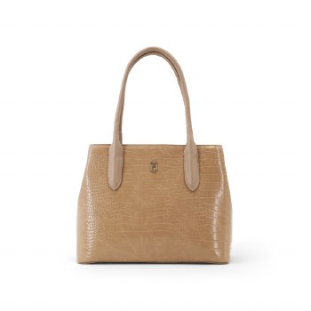 Tipperary Crystal Peillon Shoulder Bag Beige