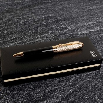 Tipperary Crystal Pen Gold James Joyce Style