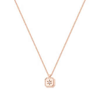 Pendant Compass Star Rose Gold
