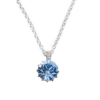 Newbridge Silverware Pendant Silver Sapphire