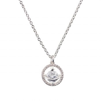 Newbridge Silverware Pendant Star CZ