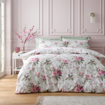 Penelope Floral Cream King Duvet