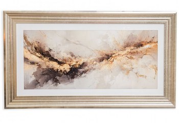 Grange Picture Abstract Clouds Framed 60*115cm