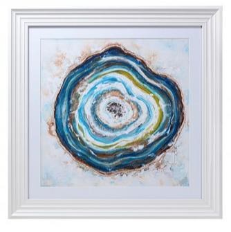 Grange Living Blue Abstract Picture 87*87cm