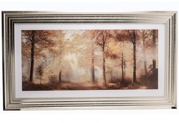 Grange Picture Forest Sunshine Framed 60*115cm