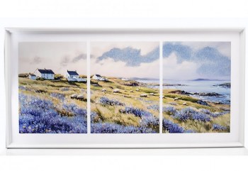 Grange Living Picture Textured Faux Triptych