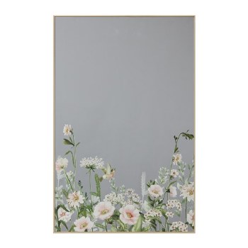 Floral Print Mirror Pink