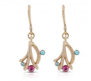 Newbridge Silverware Pink &amp; Turquoise Earrings