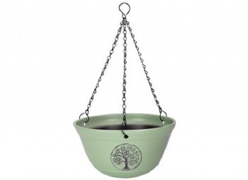 Planter Tree of Life Green Hanging Basket