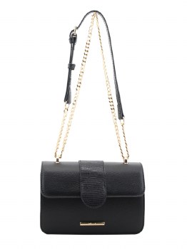HAMPTON HANDBAG POPPY CROSSBODY BAG BLACK