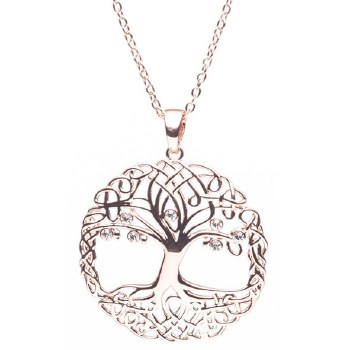Newgrange Living Jewellery Rose Gold Tree of Life Pendant