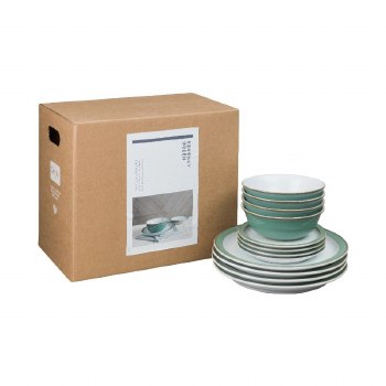 Denby Regency Green 12 Piece Boxed Set