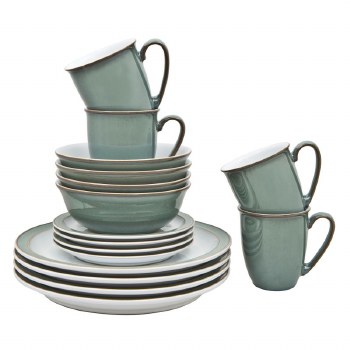 Denby Regency Green 16 Piece Boxed Set